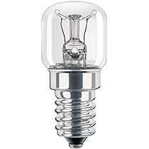 Orkaitės lemputė universali E14 25W 300 DEGREE PYGMY COOKER & OVEN BULB (55X26MM) Led-backlight caps for electric stoves, microwave ovens and refrigerators, etc.