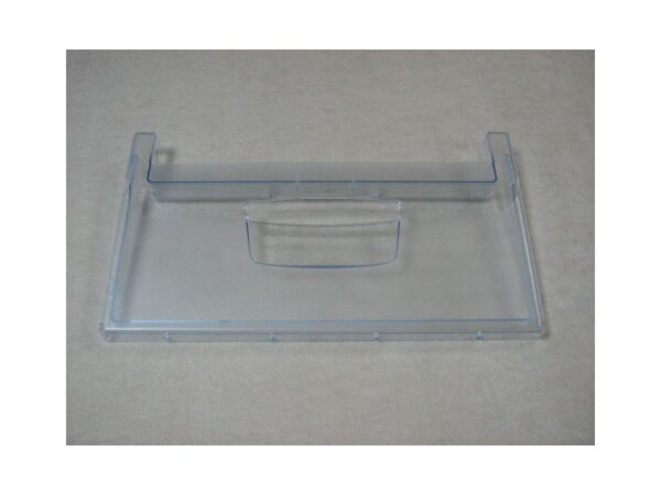 Šaldytuvo Indesit  vidurinio stalčiuko  skydelis apatinis 430×240 mm. PANEL DRAWER (430X240MM) TRANSPARENT Holders for household refrigerators, drawers, shelves and other plastic details