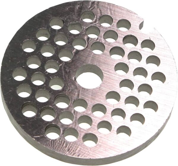 Mėsmalės BOSCH, SIEMENS priešpeilis (sietelis), visas Ø53mm, skylutės – Ø4,5mm Parts of the meat grinder