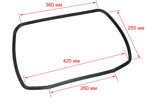 Tarpinė orkaitei GORENJE, ASKO, MORA, 470x350mm, 8 tvirtinimo kabliukai. Gaskets for ovens,stove doors ,sealing rubbers