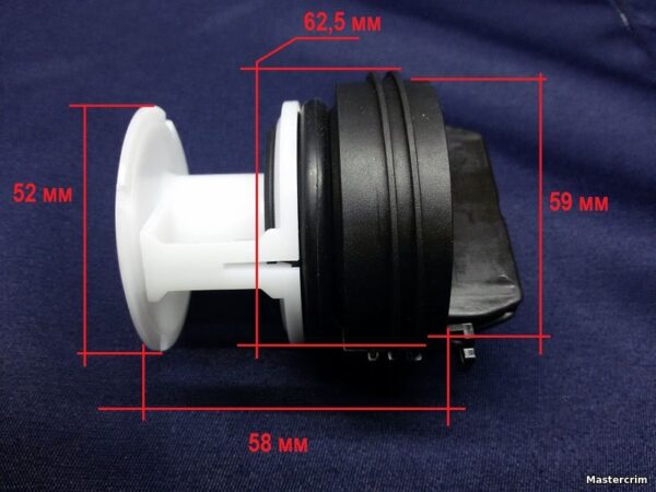 Filtras skalbimo mašinos siurbliui BOSCH, BALAY (CLASSIX 5, CLASIXX 6, MAXX 6, MAXX 7, AVANTIXX 7, ser.), alternatyva Pump filters for washing machines and their gaskets