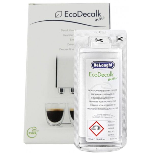 DELONGHI Ecodecalk Mini 1x100ml natūralus (antikalkinis) valymo skystis kavos aparatams Coffee machine care products,lubricants and other parts