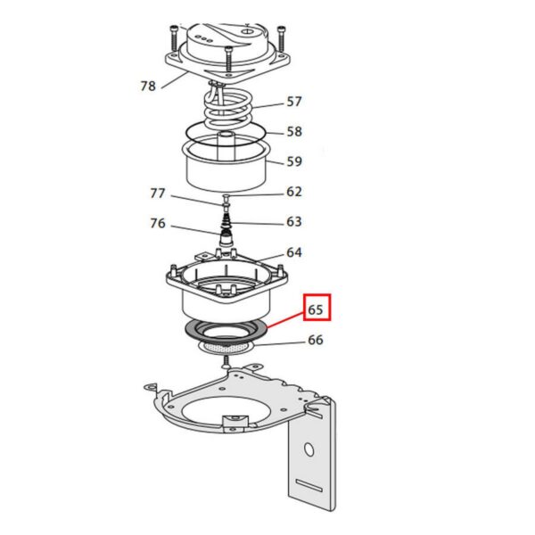Kavos aparato tarpinė DE LONGHI – KENWOOD,74x35mm,orig. Gaskets, hoses and tubes for coffee machines