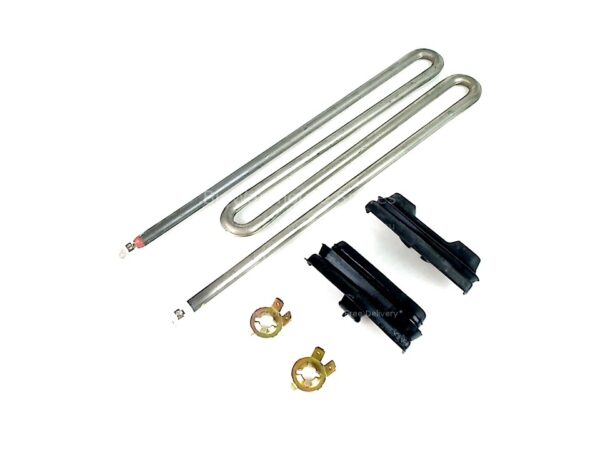 Kaitinimo elementas 2100W, 220V, MIELE, ilgis 290mm, su tarpinemis ir tvirtinimais, (IRCA) HQ Heating elements for washing machines