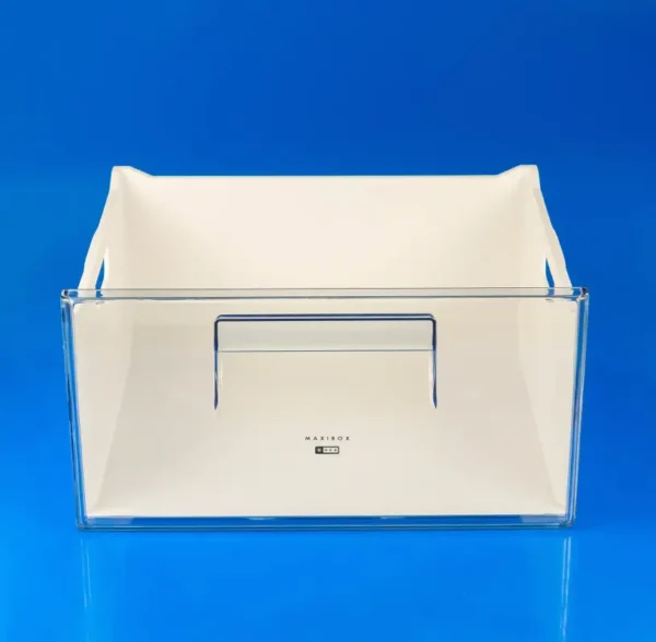 Šaldytuvo AEG, ELECTROLUX vidurinis šaldiklio stalčius,440x405x225mm,orig. Holders for household refrigerators, drawers, shelves and other plastic details