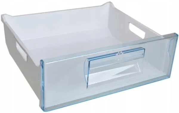 Šaldytuvo AEG, ELECTROLUX šaldiklio stalčius, viršutinis,440x405x155mm, orig. Holders for household refrigerators, drawers, shelves and other plastic details