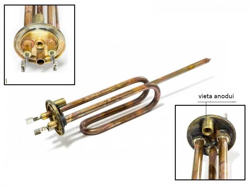 Boilerio kaitinimo elementas ARISTON 1200W  su vieta anodui Heating elements for boilers