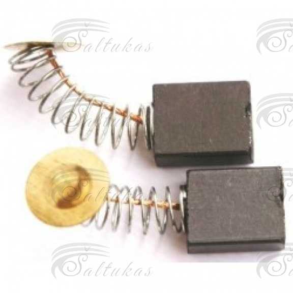 Angliukas 7,5x14x17mm, E7.15, (komplekte 2 vnt.) Brushes for electric motors