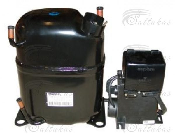 Aspera NJ9238GK, MBP – R404A, R507, 230V, 50Hz( prie -10 laipsn.C, 2415W), vidutinių temp. Compressors for industrial refrigerators