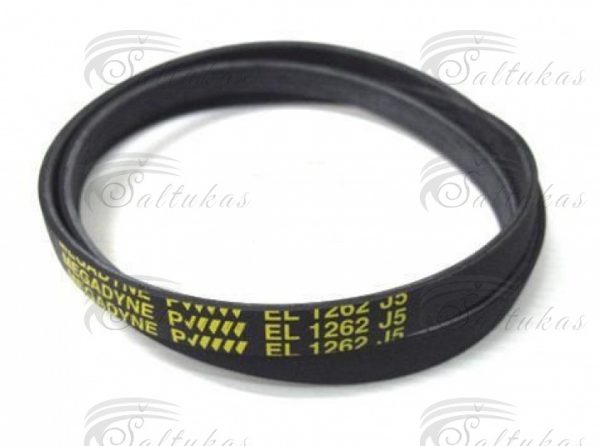 Washing machine strap 1262 J5 EL, ARISTON, BOSCH, INDESIT, SIEMENS, GORENJE, universal Dryer straps for washing machines