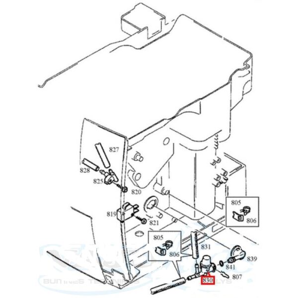 Coffee machine JURA steam drain valve, for Y-shaped, J and XJ series models Valves, presses, connectors, pressure sensors, couplings and other parts of coffee machines