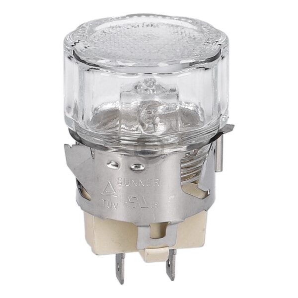 Lamp E14, 25W with housing and glass, MASTERCOOK, FAGOR, HANSA, AMICA, orig. Led-backlight caps for electric stoves, microwave ovens and refrigerators, etc.