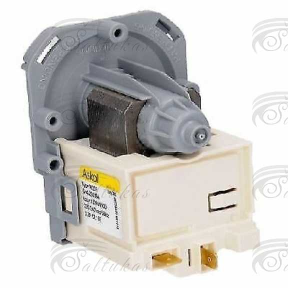 Skalbimo mašinos ELECTROLUX / AEG / BOSCH / SIEMENS vandens išpylimo siurbliukas 25W, 230-240V, 50Hz, 0,2A, Washing machine pumps