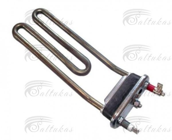 Skalbimo mašinos kaitinimo elementas ARISTON , INDESIT  1800W, ilgis iki skardelės L=195mm, su skyle davikliui Heating elements for washing machines