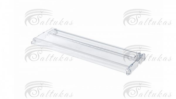 Šaldytuvo BOSCH / SIEMENS šaldiklio skyriaus, stalčiaus skydelis (panelė), 432×145 mm Holders for household refrigerators, drawers, shelves and other plastic details