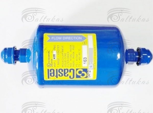 Filter CASTEL 4208/3, 083, 3/8” SAE, screwed Filters for industrial refrigerators, their nuts