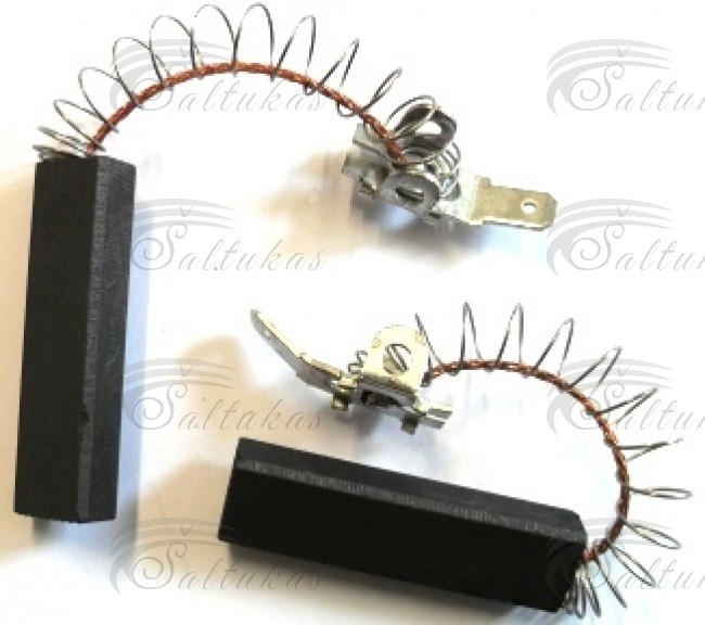 Charcoal 6.3x10x37mm, 2pcs. Brushes for electric motors