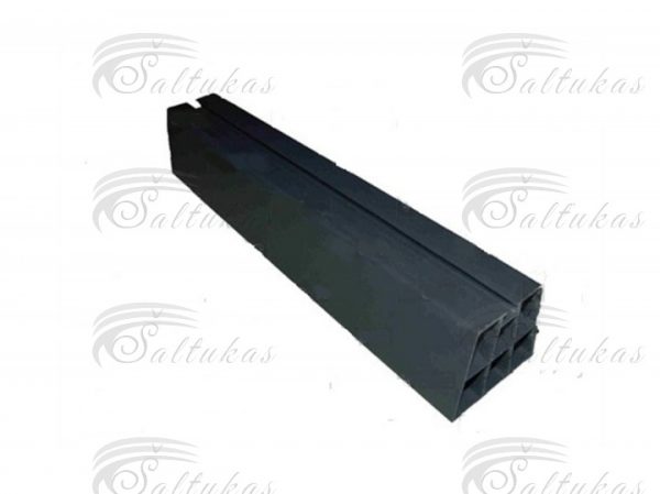 Oro kondicionieriaus montavimo laikiklis + stovas + įvorė, L=1000mm, H=80mm, talpa 140kg, juodas (komplektas)