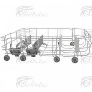 Indaplovės ELECTROLUX / AEG apatinis indų krepšys, 524X5151X100. LOWER BASKET, GREY, 524X5151X100