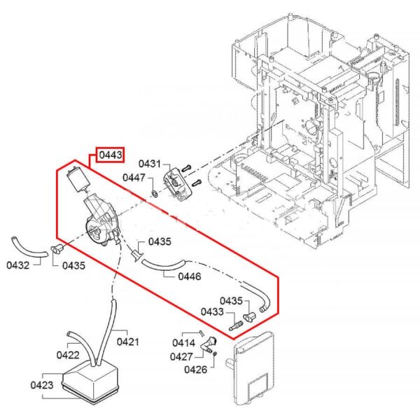 Bosch, SIEMENS, NEFF, GAGGENAU Solenoid valve for espresso machines Valves, presses, connectors, pressure sensors, couplings and other parts of coffee machines