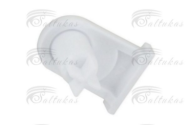 Šaldytuvo BOSCH/SIEMENS/FAGOR/BRANDT durų vyrio (lanksto) plastmasinis laikiklis,1vnt. Holders for household refrigerators, drawers, shelves and other plastic details