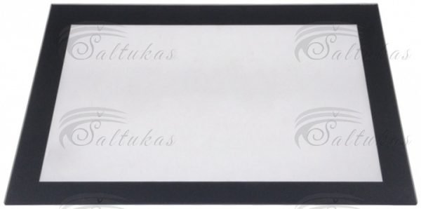 Ovens AEG, ELECTROLUX, ZANUSSI inner door glass, 504x397mm, with silk-screen printing, without pyrolysis function, orig. Oven door glazing ,hob glassceramic surfaces