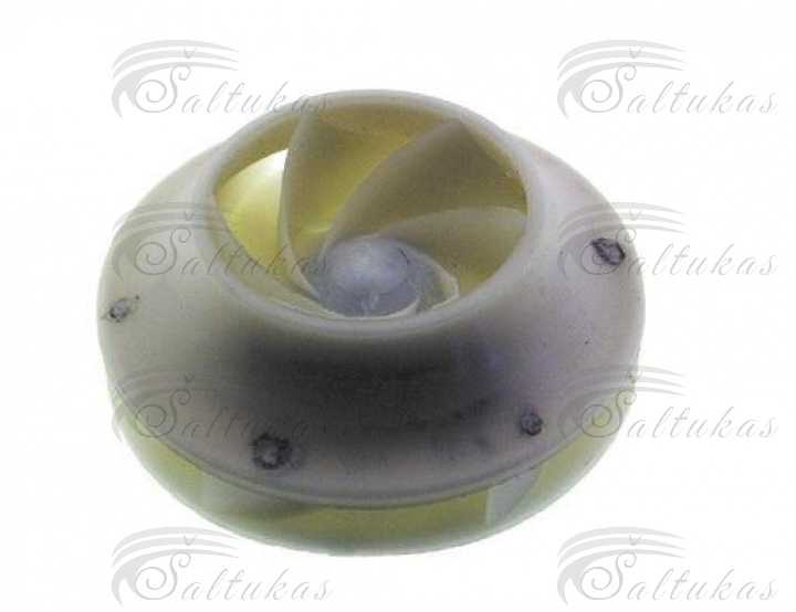 Vandens pompos sparnelis Merloni PHILCO, SMEG Dishwasher circulation pump impeller with a gland