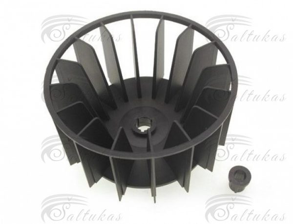 Džiovyklės ventiliatoriaus sparneliai MERLONI, ARISTON, PHILCO, aukštis 90mm, skersmuo 145mm Dryer fan impellers