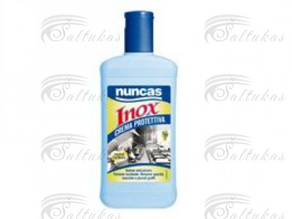 Universalus valiklis visų nerūdijančio plieno ir chromo paviršiui, atstato blizgesį,nebraižo. Atsparus dėmėms.250 ml. Chemicals for the chemical maintenance of household appliances Lubricant, etc.