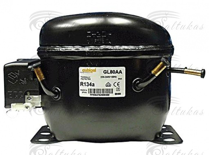 ACC Electrolux GL80AA / GVY75AA, LBP – R134a, 1/5HP, 230V/1/50Hz, at -10°C – 319W, at -25°C – 145W, (from -10°C to -30°C) Automotive parts of refrigerated freezers for domestic industrial refrigeration equipment