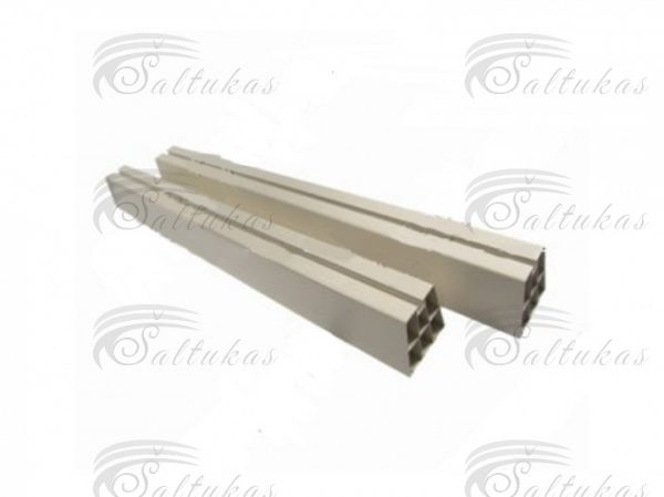 Oro kondicionieriaus montavimo laikiklis + stovas + įvorė, L=450mm, H=80mm, talpa 140kg, baltas