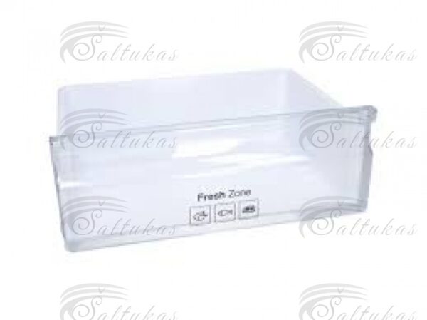 Šaldytuvo SAMSUNG,apatinis stalčius,FRESH ZONE,ASSY CASE VEG-UP;3050-2M Holders for household refrigerators, drawers, shelves and other plastic details