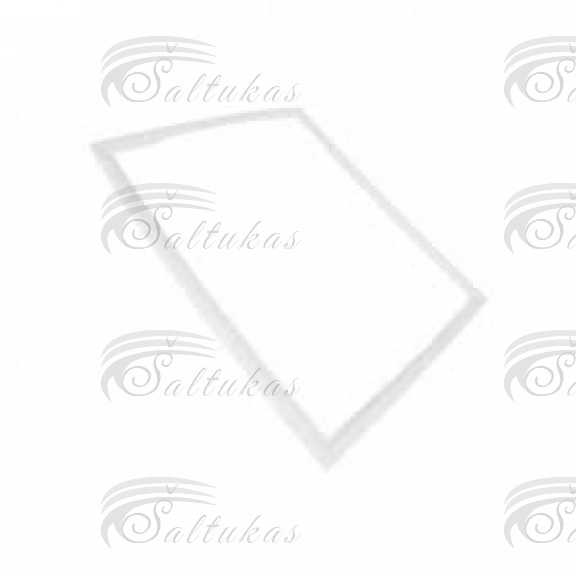 Šaldytuvo AEG, ELECTROLUX, ZANUSSI, KÜPPERSBUSCH, ZANUSSI, šaldiklio skyriaus durų tarpinė (apatinė), 517x607mm, orig. Gaskets for refrigerator doors, etc.