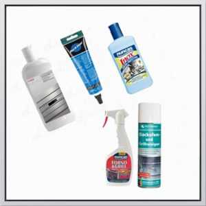 Chemicals for the chemical maintenance of household appliances Lubricant, etc.