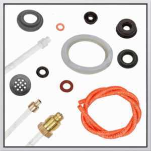 Gaskets, hoses and tubes for coffee machines