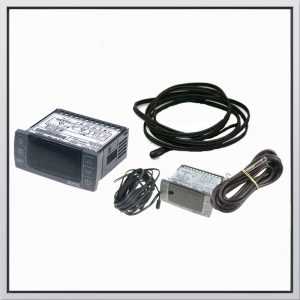 Control regulators and thermocouple for industrial refrigerators