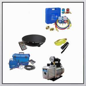 Vacuuming devices, leakage finders, scales, etc. equipment