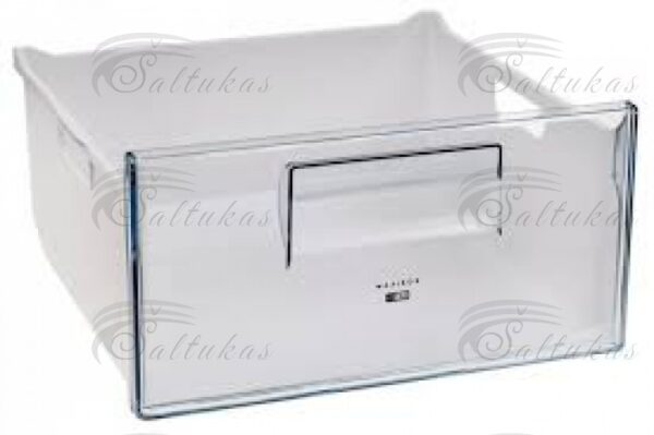 Šaldytuvo AEG, ELECTROLUX vidurinis šaldiklio stalčius,440x405x225mm,orig. Holders for household refrigerators, drawers, shelves and other plastic details