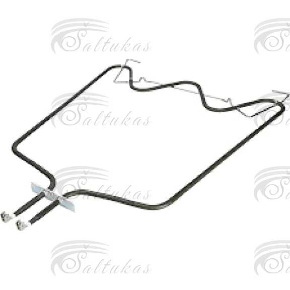 Heating element for oven WHIRLPOOL, IGNIS, PHILIPS, BAUKNECHT, IKEA, FALGOR, lower heating, power: 1150 W, length: 430 mm, width: 345 mm, length flange: 70 mm, width flange: 15 mm, sensor length: 44 mm, distance fittings: 25 mm, panard Heating elements for ovens