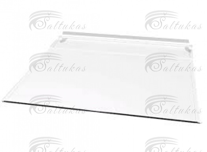 Šaldytuvo BOCH ,SIEMENS stiklinė lentyna virš daržovių stalčiaus 455 x 428 mm Holders for household refrigerators, drawers, shelves and other plastic details