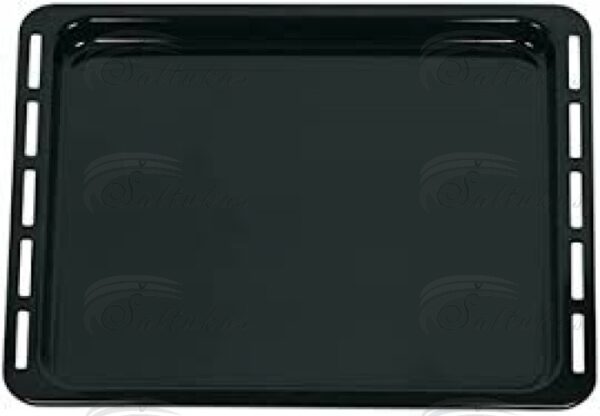 Elektrinės orkaitės WHIRLPOOL/INDESIT kepimo skarda,(450 x 375 x 20 mm),orig. Cooker baking sheets, grills, rails, e-mail. plates and other parts