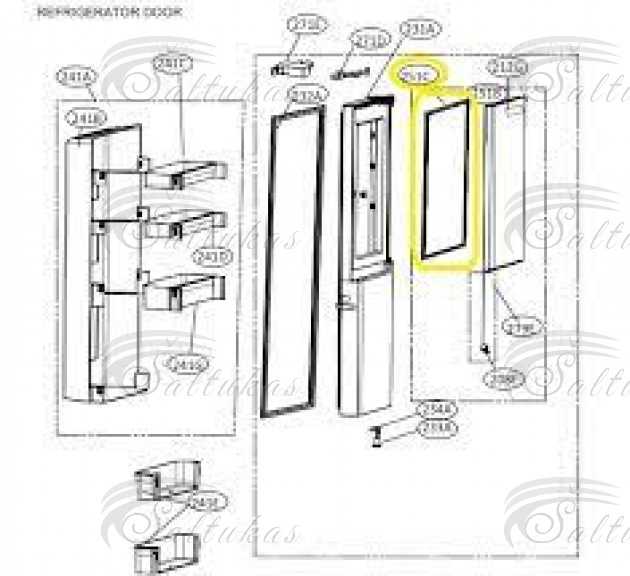 Šaldytuvo LG,GSJ761SWXZ.ASWQEUR,LG GS-B680PL LG GS-L668PL LG GS-L668PNL GS-B680DSLE (GC-B247KQDV.ADSRGAP) GS-B680PL (GC-B247SLUV.APZRGAP) GS-B680WL (GC-B247SVUV.ASWRGAP) GS-L668PL (GC-L247SLUV.APZRGAP) GS-L668PNL (GC-L247SLLV.APZRGAP) GS-B680DS durų guma Gaskets for refrigerator doors, etc.