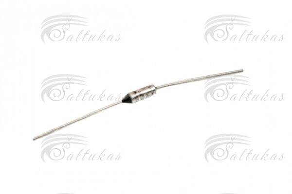Termodaviklio varža 117°C-10A THERMAL FUSE 117°/10A -ROHS-CONFORM