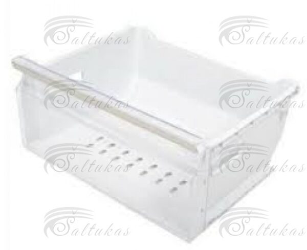 Šaldytuvo SAMSUNG šaldiklio skyriaus stalčius Plotis: 475 mm Ilgis: 382 mm Holders for household refrigerators, drawers, shelves and other plastic details