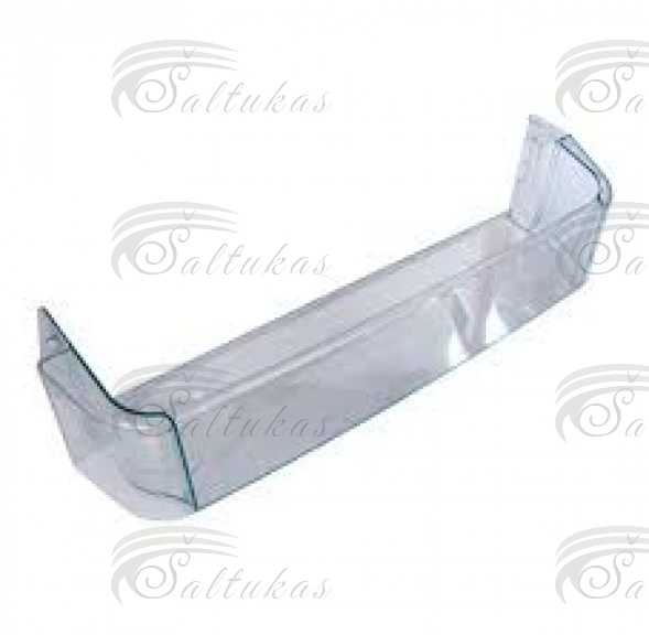 Durų apatinė lentynėlė šaldytuvui AEG, ELECTROLUX, ZANUSSI, 482x120mm, orig. Holders for household refrigerators, drawers, shelves and other plastic details