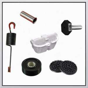 Anti-vibration soles of washing machines installation frames and other parts