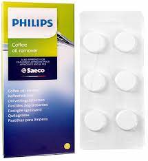 Coffee oil removal tablets PHILIPS, SAECO, 6 pcs. Coffee machine care products,lubricants and other parts