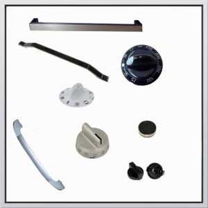 Handles and door handles for electric and gas stove ovens