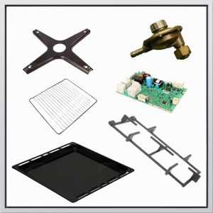 Cooker baking sheets, grills, rails, e-mail. plates and other parts
