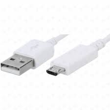 Mobile phone Samsung round cable, cable galas_1: USB-2.0-A-plug, cable galas_2: micro-USB-2.0-B plug, 1.8 m, white Batteries for phones, video cameras cases protecting glasses and other parts